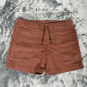 Filson Dry Falls Shorts Mens XL Sequoia Chino Canvas Drawstring Elastic Waist